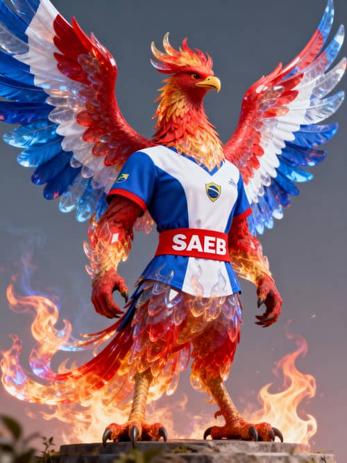 Majestic Phoenix Mascot for SAEB in Alagoas