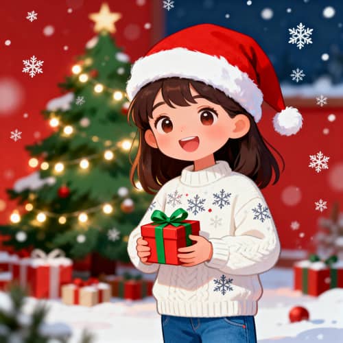 Create Your Own Christmas Girl Artwork Create Your Own Christmas Girl Artwork