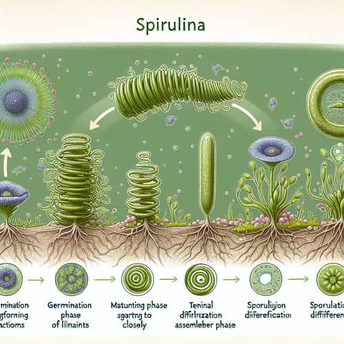 Spirulina Life Cycle: Germination to Sporulation