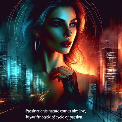 Enigmatic Businesswoman Alina: Decadence & Passion in Urban Setting
