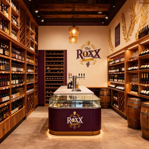 Shop Design for Beer and Wine | 1400 sq ft Shop Design for Beer and Wine | 1400 sq ft