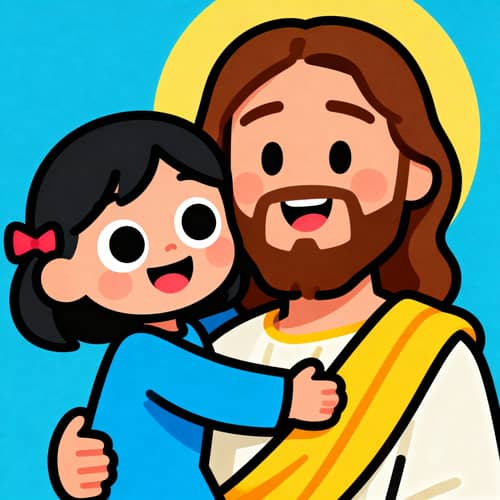 Jesus Cartoon Animation: Love and Joyful Moments Jesus Cartoon Animation: Love and Joyful Moments