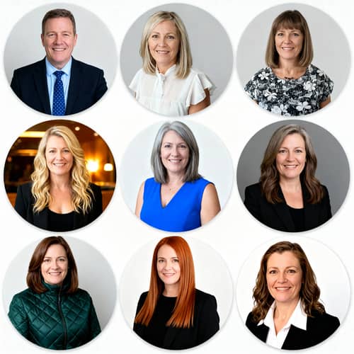 Professional Team Photo Collage Design