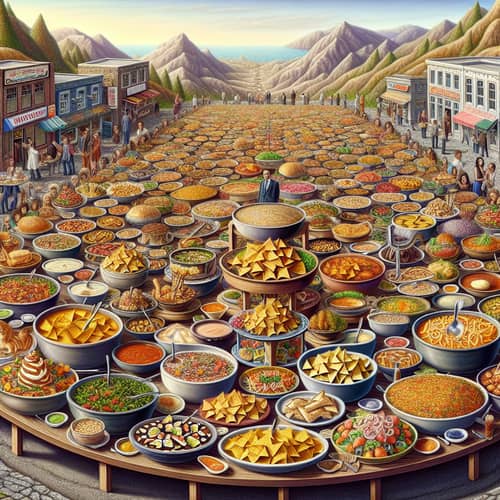 Unique Surreal Landscape Without Nachos - Intriguing Details