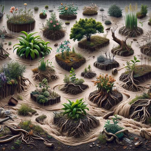 Impacts of Soil Erosion and Flood Damage on Plant Life