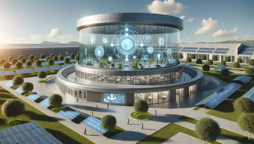 Futuristic School: Advanced Tech & Immersive Learning Environment