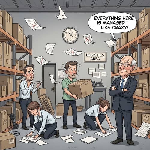 The Chaos of TecnoMedallo - A Detailed Cartoon
