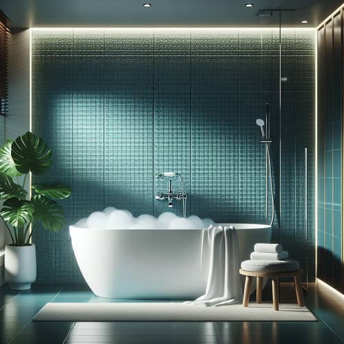 Modern Bathroom Design with Freestanding Bathtub | Home Decor