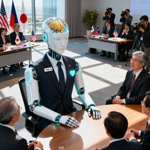 Meet PAX-9: The Humanoid Robot in Diplomacy Meet PAX-9: The Humanoid Robot in Diplomacy