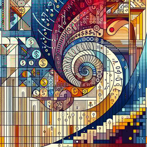 Numerology Finance Code Abstract Image