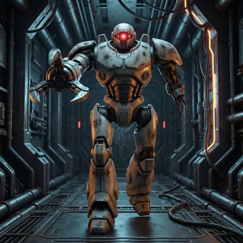 SF Fortress Depths: 3D Render with Damage Details SF Fortress Depths: 3D Render with Damage Details