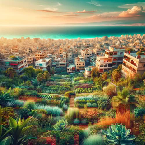 Baniyas Syria: Coastal City Panoramic View