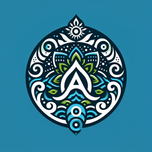 Akarmalife Studios Logo Design | Vitality & Creativity Elements