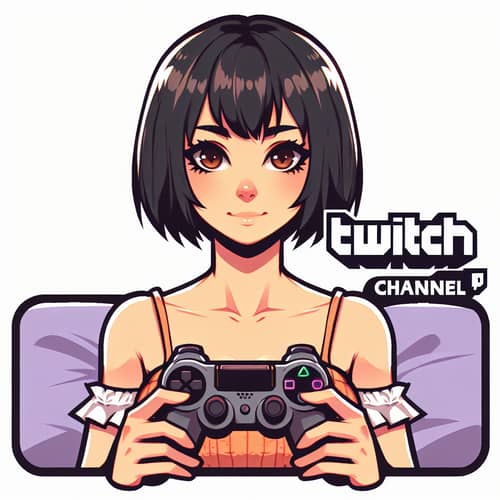Vector Illustration Twitch Channel Cover