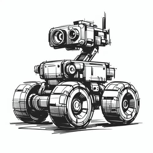 Wheeled Robot Sketch