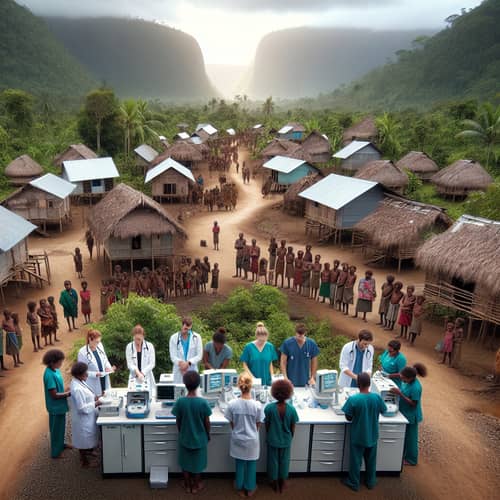 Diverse Healthcare Collaboration in Papua New Guinean Village