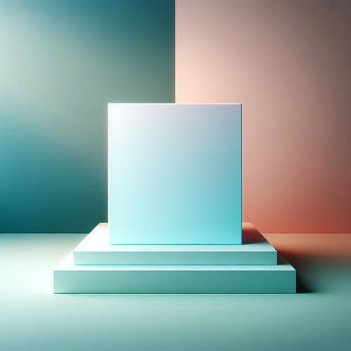 Sophisticated Gradient Backdrop for Products Display