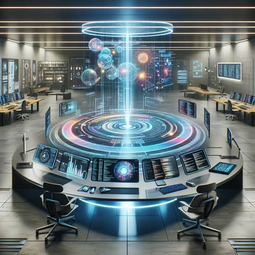 Futuristic Advanced Coding Platform Design