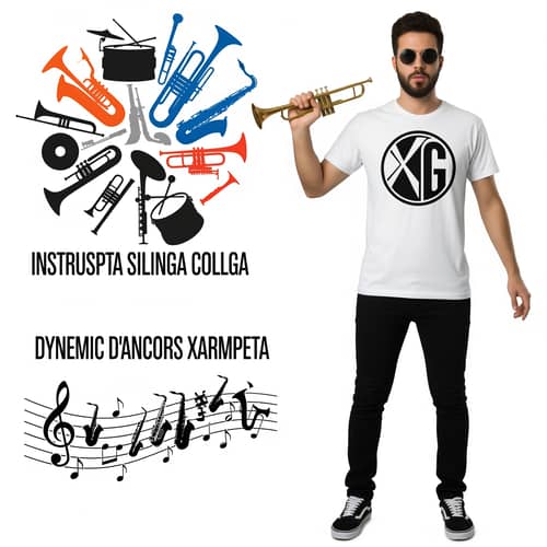 Custom T-Shirt Designs for Xaranga Musicians