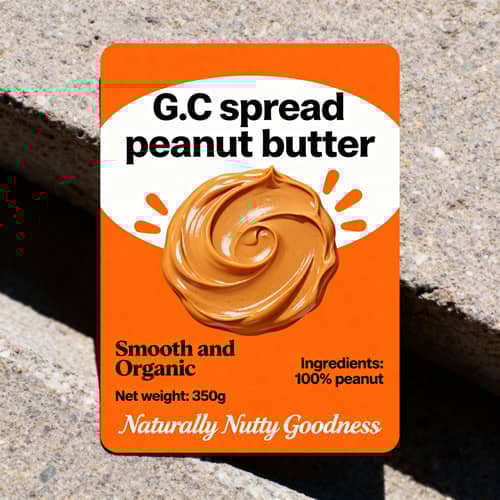 Organic Smooth Peanut Butter | G.C Spread Organic Smooth Peanut Butter | G.C Spread