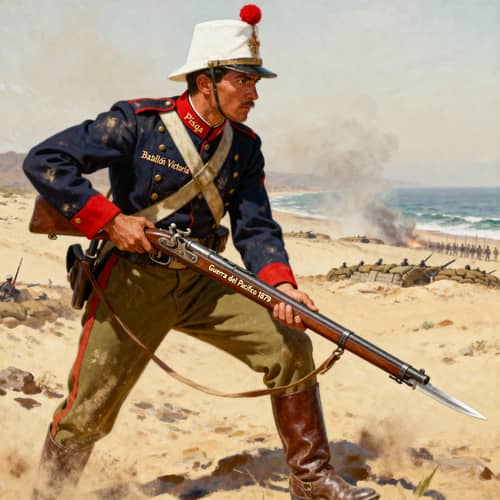 Bolivian Soldier from the Pacific War