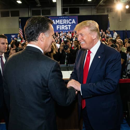 Photo with Donald Trump: A Memorable Handshake