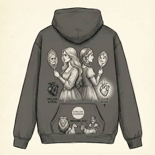 Inspiring Hoodie Design: Beauty & Heart Choices