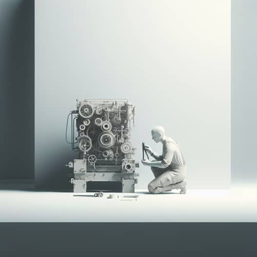 Minimalistic Machinery Repair | Skilled Individual Scene