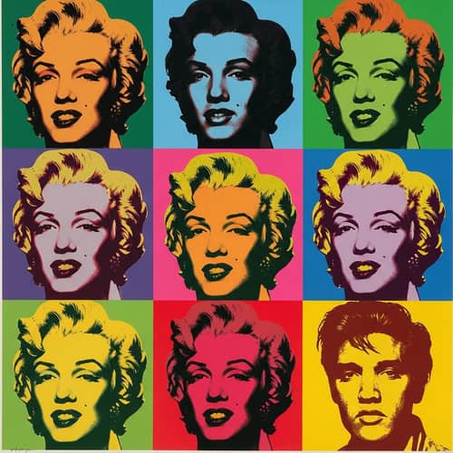 Andy Warhol Inspired Art - Unique Creations