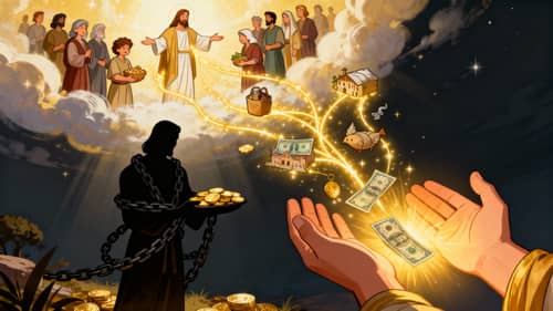 Transformative Cartoon of Generosity in New Testament Era
