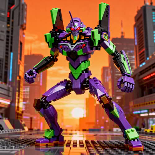 Build Your Eva from Anime Evangelion with Set 71738 Build Your Eva from Anime Evangelion with Set 71738