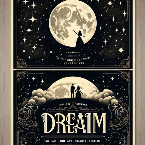 Dream Theatrical Poster for Wonder-Filled Play