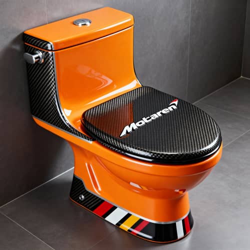 McLaren F1 Team Themed Toilet