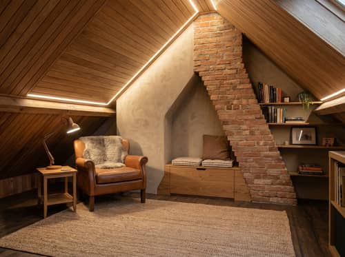 Custom Attic Design - Professional Interior Styling