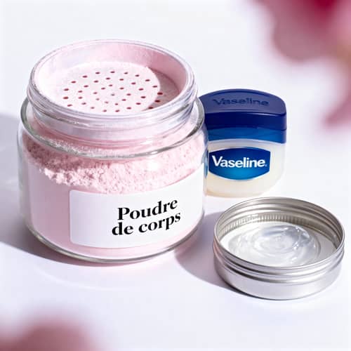 Body Powder and Vaseline for Skin Care Body Powder and Vaseline for Skin Care