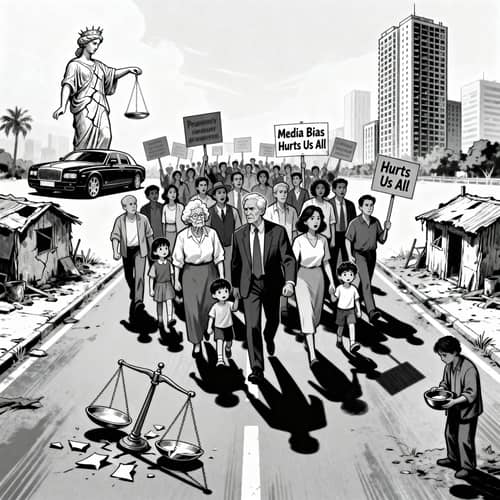 Impact of Mass Media: An Editorial Cartoon