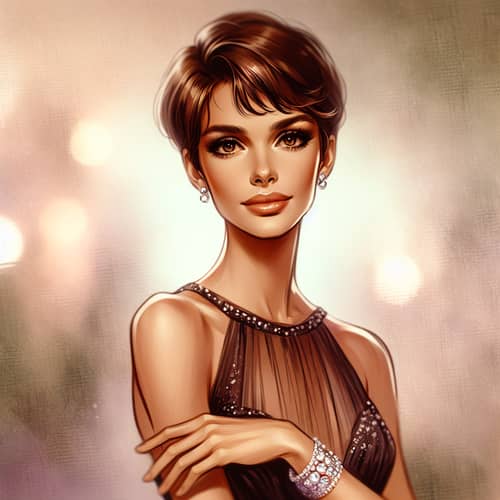 Elegant Woman Resembling Movie Actress | Athletically Graceful Beauty