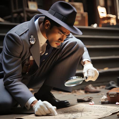 Detective's Clue Hunt: Vital Evidence Uncovered