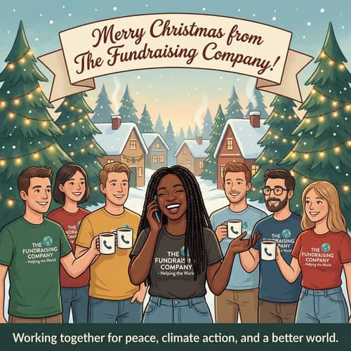 Joyful Christmas Fundraising Card Design Joyful Christmas Fundraising Card Design