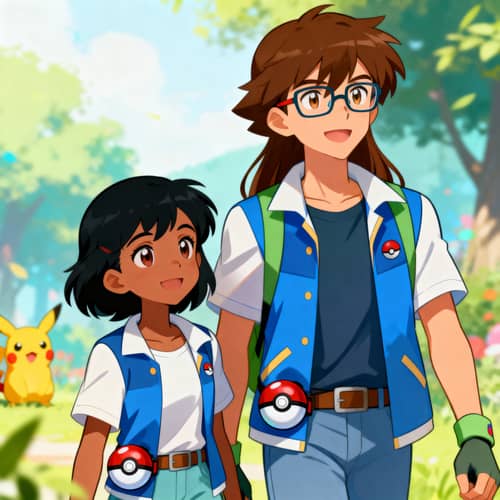 Pokemon Trainer Couple: Diverse Characters Pokemon Trainer Couple: Diverse Characters