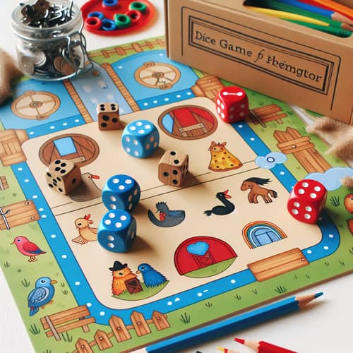 Fun Dice Game for Preschoolers - Easy to Play