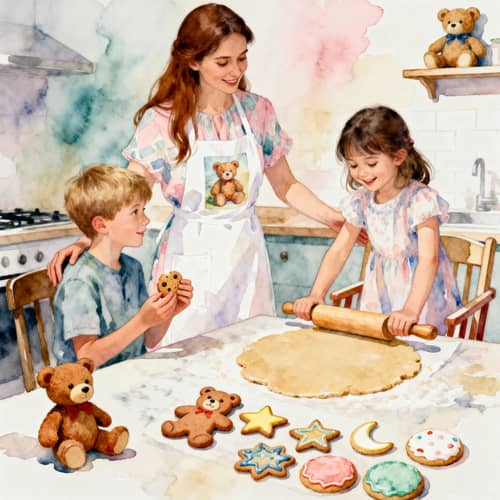 Cozy Kitchen Moments: Family Baking Joy Cozy Kitchen Moments: Family Baking Joy
