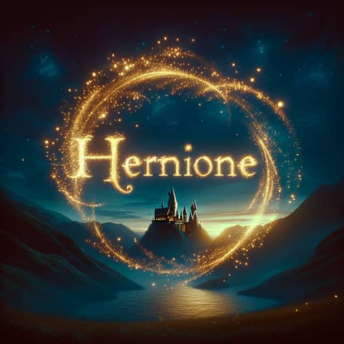 Fantasy Hermione Playlist Art - Magical Sparks in Twilight