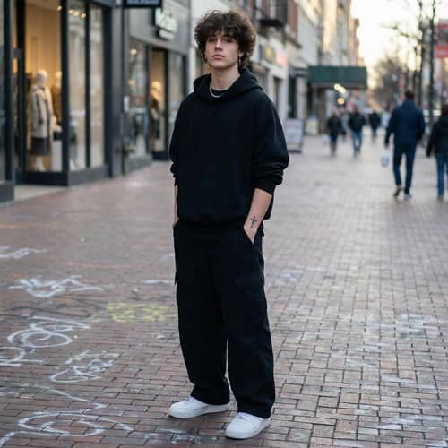 Stylish Bad Boy Portrait - 17-Year-Old Model Stylish Bad Boy Portrait - 17-Year-Old Model