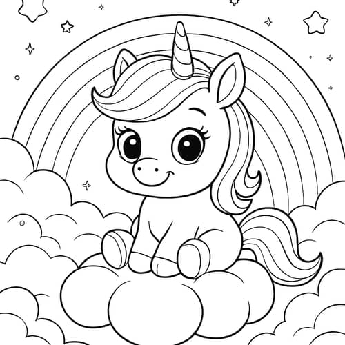 Fun Caricature Art Coloring Page