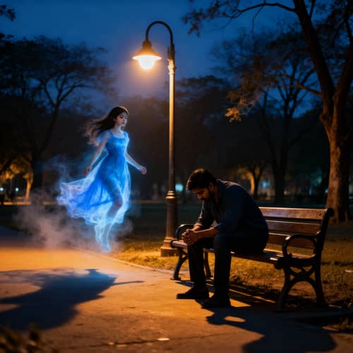 Ghost Girl in Blue Dress: A Haunting Night Encounter Ghost Girl in Blue Dress: A Haunting Night Encounter