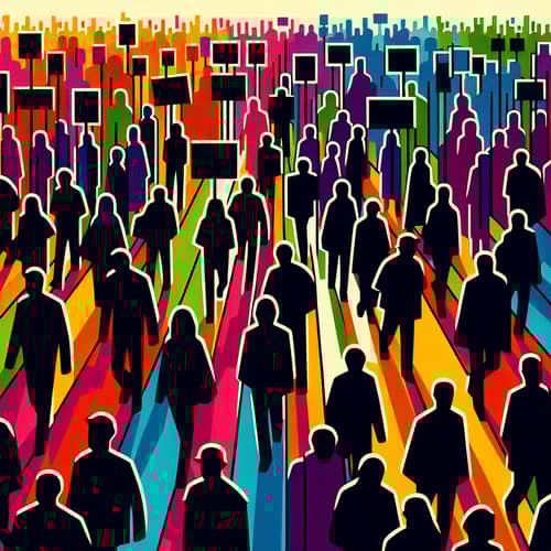 Abstract Protesters: Unity and Purpose