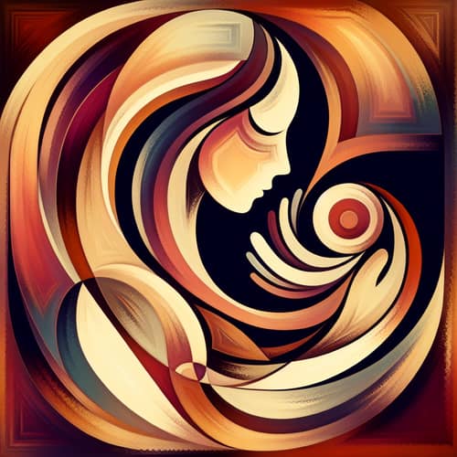Abstract Motherhood Art | Emotional & Symbolic Artwork