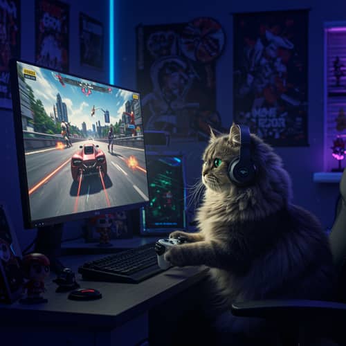 Gamer Cat: The Purrfect Playmate