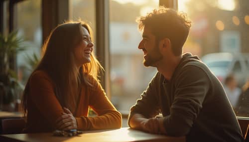 Capturing Human Connection in a Cozy Café